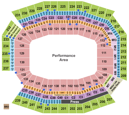 Lincoln Financial Field Monster Jam Seating Chart